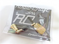 【新品未使用品】RCシングルスピニングカーボンハンドル 48mm シャンパン(ダイワ用)